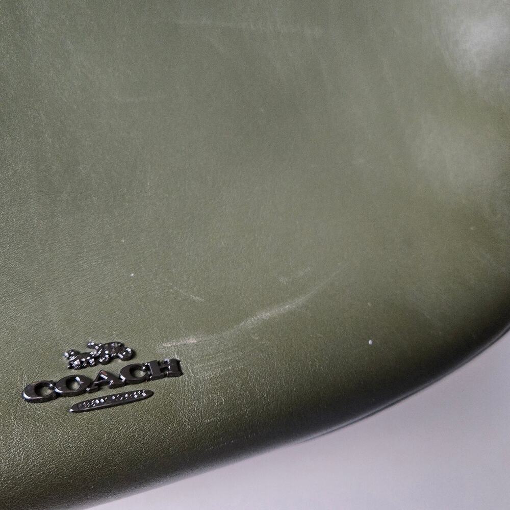 Coach Black and Gray Leather Shoulder Bag - Picture 10 of 16